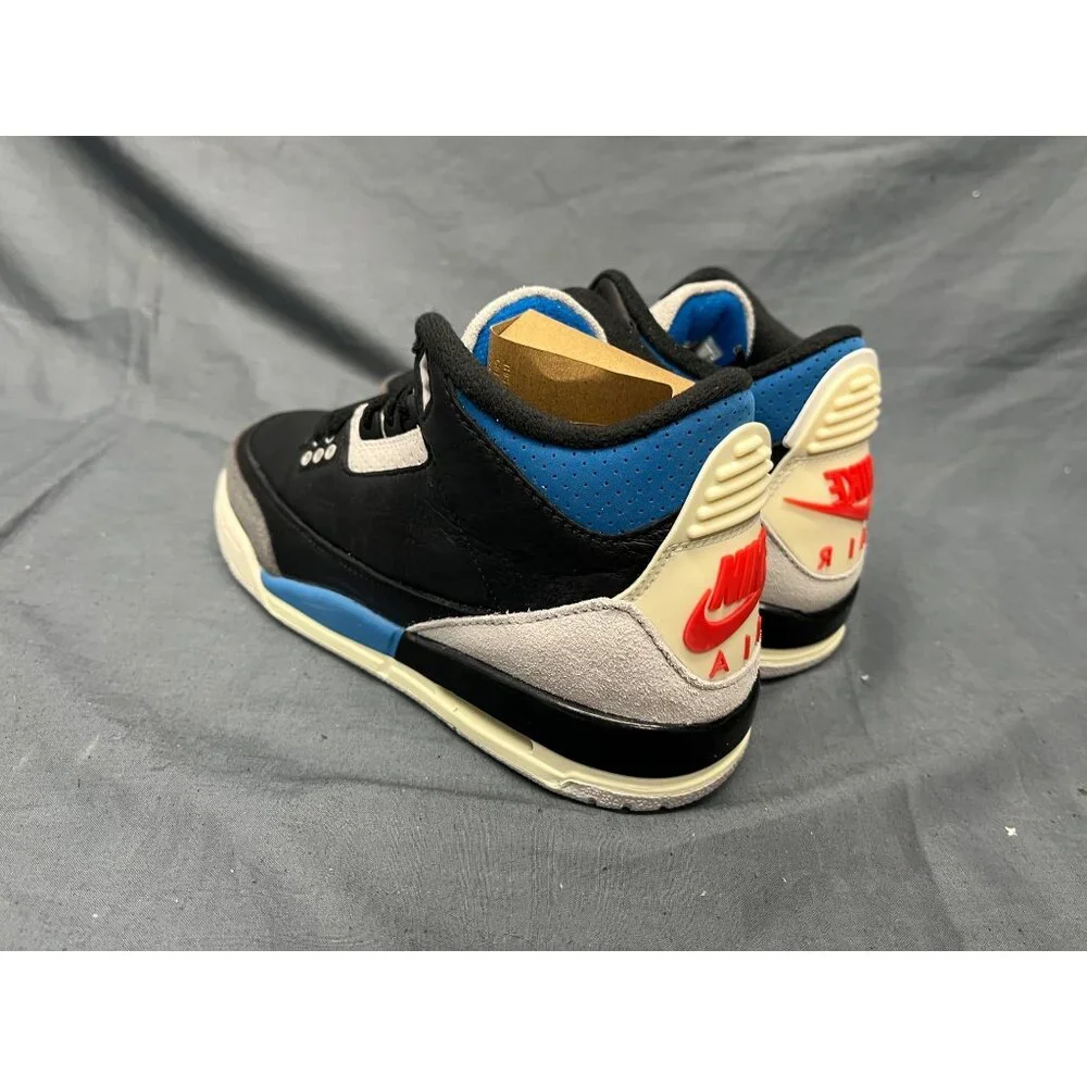Nike Boys Air Jordan 3 Retro OG (GS) Sneakers Black Size 4 NEW NO BOX! - Picture 6 of 11